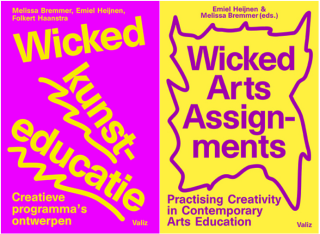 Onderwijs - professionalisering - Wicked kunsteducatie - woorden cloud